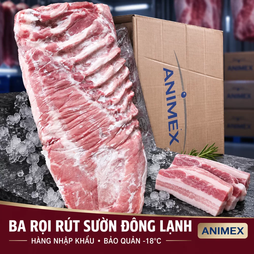 Ba rọi heo rút sườn Animex